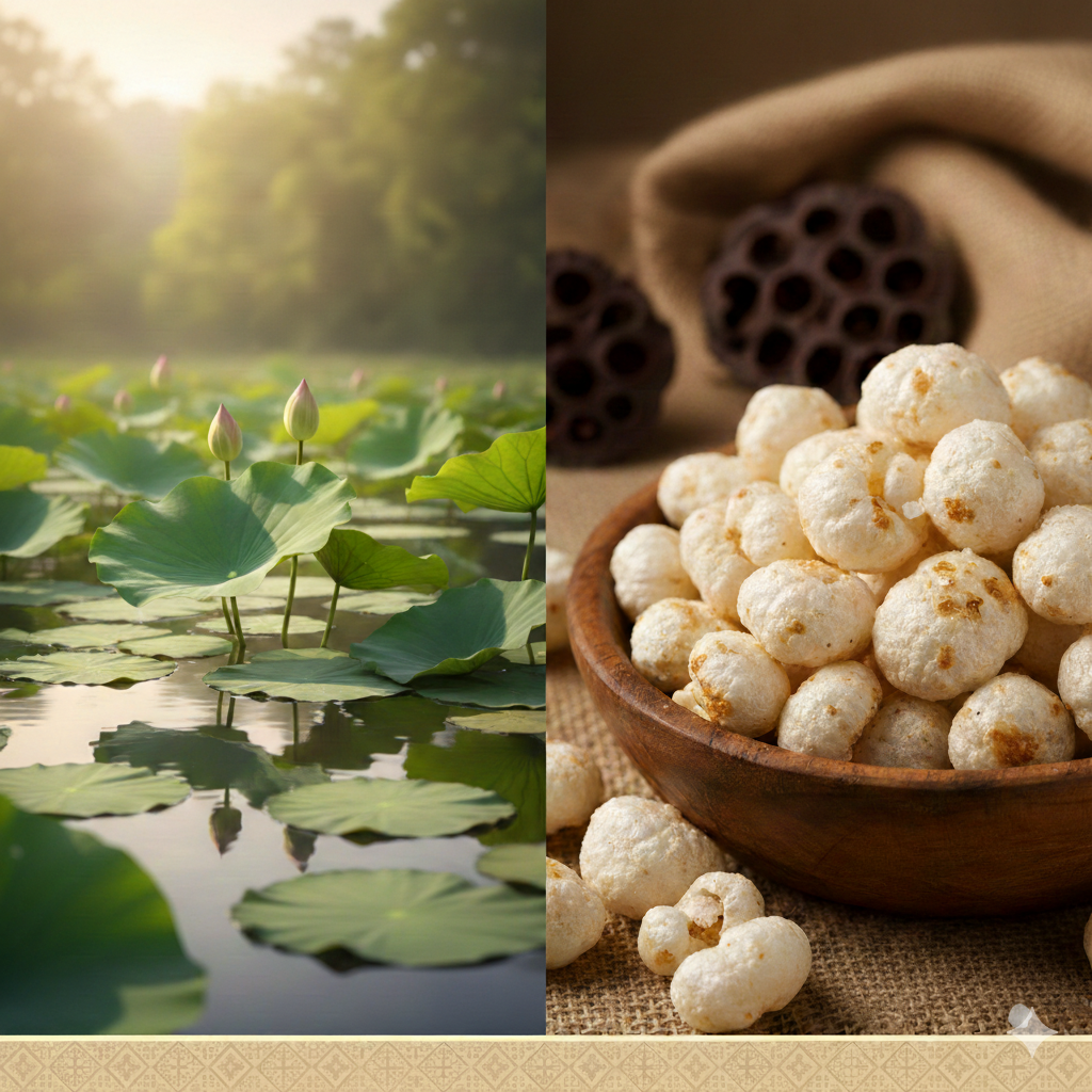 Jhiiva Premium Makhana (Foxnuts) - Natural & Crunchy Superfood